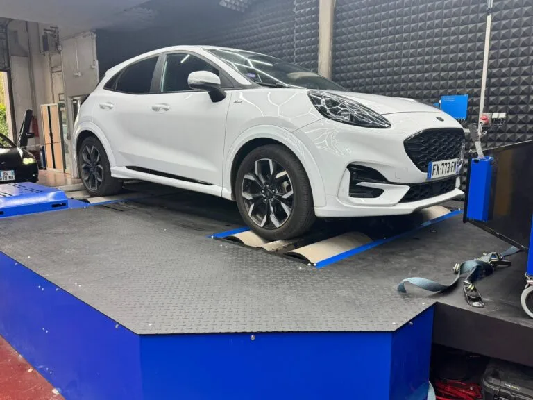 reprogrammation flexfuel sur banc de puissance Ford Puma